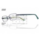 NIKE 5550 celoobrubové kovové dámské brýle s plastovými stranicemi
