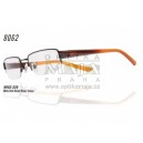 NIKE 8062 vázané kovové unisex brýle s plastovými stranicemi